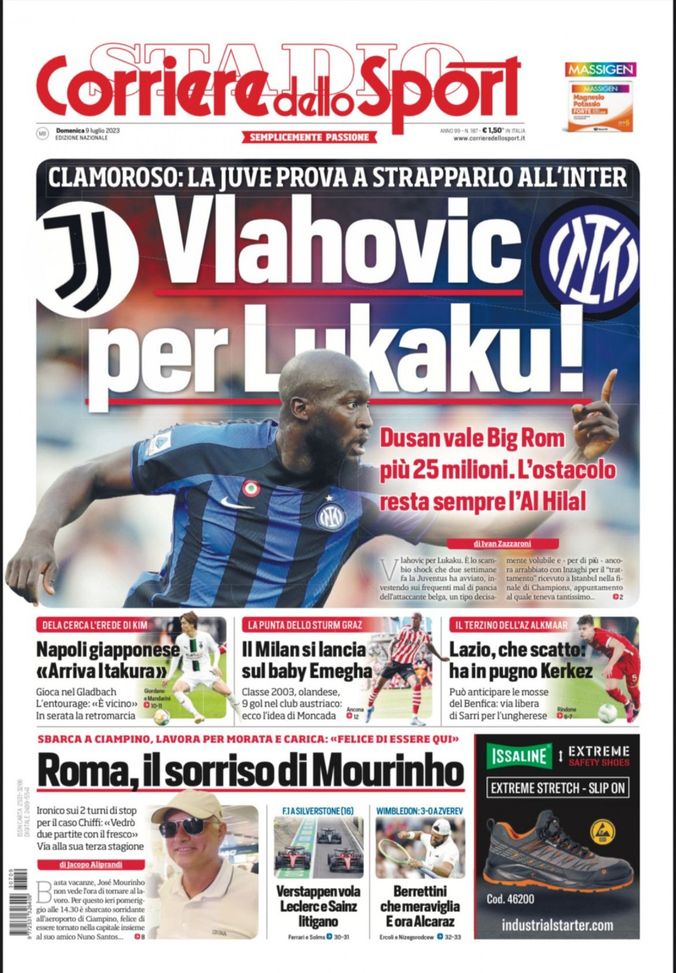 EDICOLA CDS – Vlahovic per Lukaku! Clamoroso: la Juve prova a strapparlo all’Inter - immagine 1