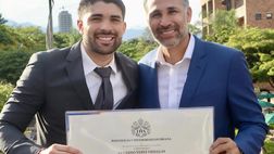 Mario Yepes orgoglioso: suo figlio Luciano laureato in scienze umane e sociali