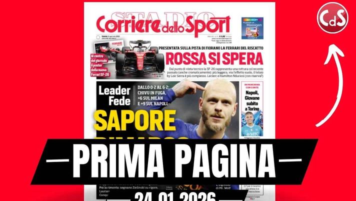 Prima pagina Corriere dello Sport: 'Milan, Dybala prepara il conto' Prima pagina Corriere dello Sport: 'Milan, Dybala prepara il conto'