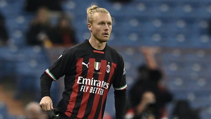 Simon Kjaer AC Milan derby Milan-Inter 0-3 Supercoppa Italiana