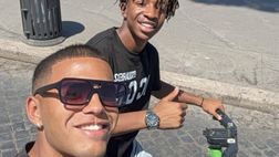 Roma, giorno libero per i giallorossi: Joao Costa mostra la Capitale a Sangarè