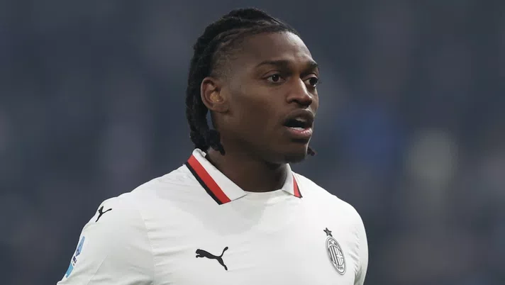 Rafael Leao AC Milan Atalanta-Milan 2-1 Serie A 2024-2025