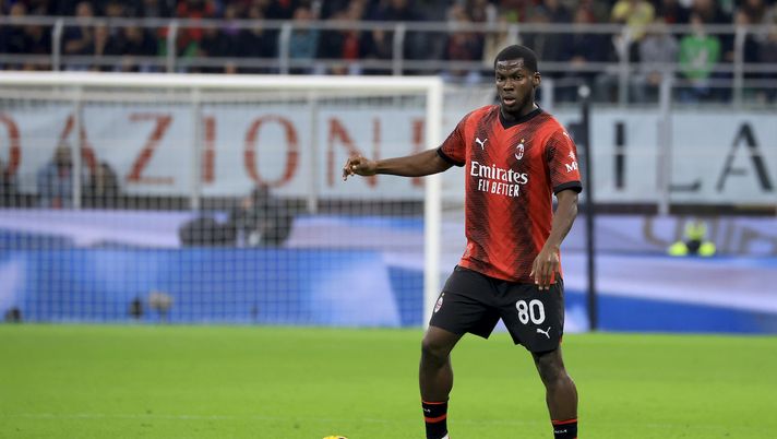 Yunus Musah AC Milan Milan-Juventus 0-1 Serie A 2023-2024