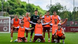 Trigoria, la Roma torna in campo per preparare il match con l’Atalanta – VIDEO