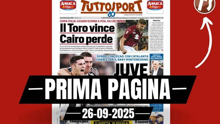 Prima pagina Tuttosport: Galliani ora può tornare al Milan