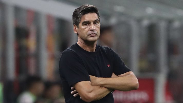 Paulo Fonseca (allenatore AC Milan), qui durante l'amichevole Milan-Monza 3-1, valevole per la seconda edizione del 'Trofeo Silvio Berlusconi' | News (Getty Images) Paulo Fonseca AC Milan amichevole Milan-Monza 3-1 Trofeo Silvio Berlusconi 2024