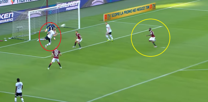 L’analisi dei gol di Torino-Parma 1-1: la rete di Kucka parte da un errore di Zaza- immagine 5