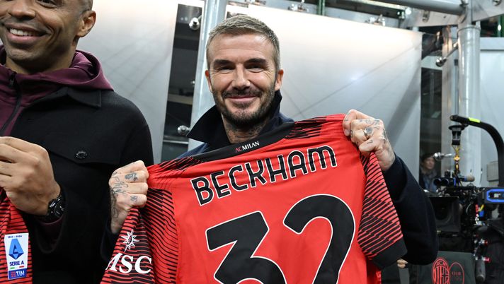 David Beckham, ex calciatore del milan | News (Getty Images) 28 Gennaio 2009: l'ultima rete di Beckham con la maglia del Milan