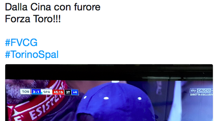 Torino-SPAL 2-1, le reazioni social: “Dalla Cina con furore… sempre forza Toro!” - immagine 1