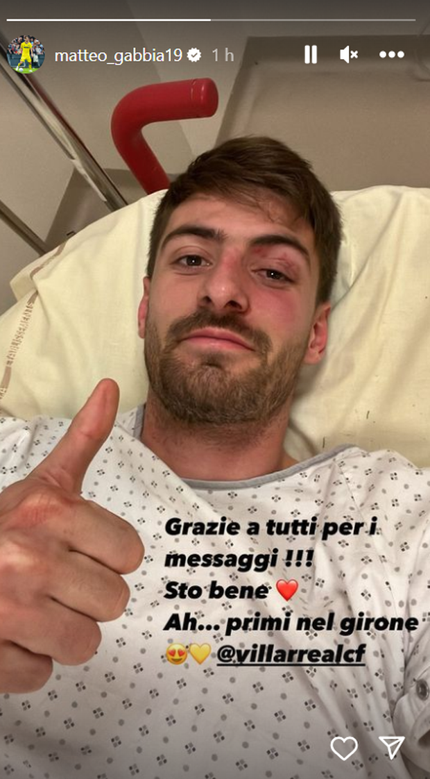 Villarreal, Gabbia rassicura tutti: “Grazie a tutti per i messaggi, sto bene!”- immagine 2