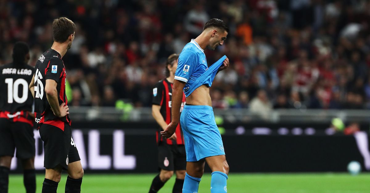 Milan Napoli, Di Lorenzo: “Meritavamo di pareggiarla, non so se lotteranno per lo Scudetto”