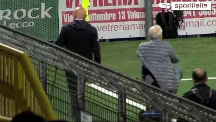 VIDEO Lecco, lo show del presidente: “E tu chi c***o sei?!” - immagine 1