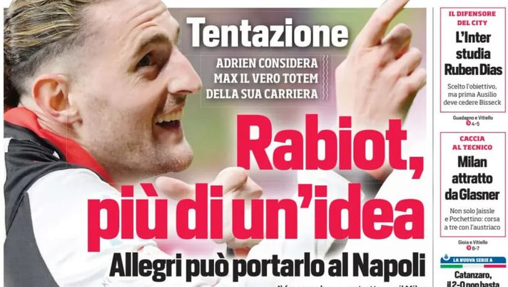 Prime pagine giornali sportivi oggi: il Napoli sui media- immagine 1