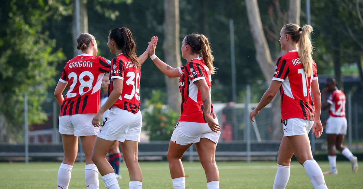 Amichevole, il Milan Femminile batte 4 0 lo Zurigo. Che impatto per Bakker