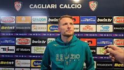 Cagliari-Lazio, Immobile in Mixed: “Siamo con Sarri. Con il Bayern serve follia…”