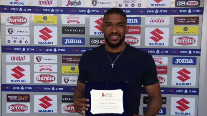 Gleison Bremer - premiazione Toro News Award 2021/2022