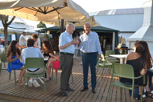 Nereo Marzaro di Sirman ieri all'Aperitivo Padova, completate le visite mediche si parte per Pieve. Altro sponsor in arrivo- immagine 2