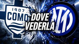Como-Inter stasera alle 20.45: Sky o DAZN? Ecco dove vederla in diretta tv e streaming