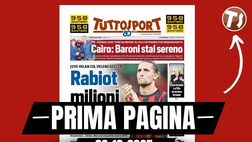 Prima pagina Tuttosport: “Rabiot, milioni di rimpianti: Juventus-Milan con il veleno dell’ex”