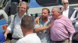 Mertens premiato, Starace commosso al Maschio Angioino