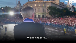 Video – Real Madrid, il discorso di Ancelotti sul palco a Plaza de Cibeles