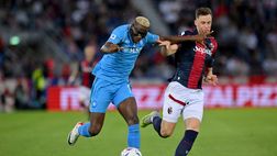 Il Bologna pareggia ancora: Osimhen sbaglia un rigore, col Napoli è 0-0
