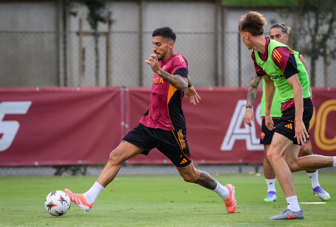 Trigoria, la rifinitura alla vigilia di Roma-Lille – FOTO GALLERY - immagine 17