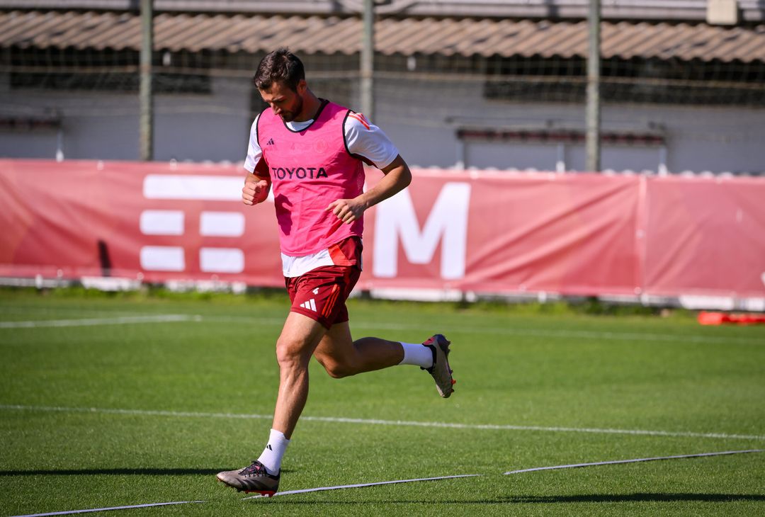 Trigoria, la rifinitura alla vigilia della gara contro l’Union SG – FOTO GALLERY - immagine 3
