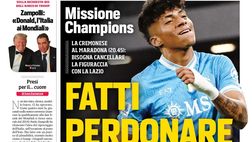 Prime pagine giornali sportivi oggi: il Napoli sui media