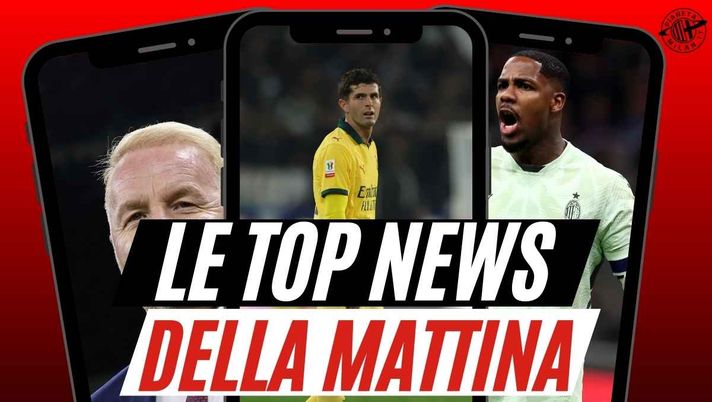 Top News AC Milan 7 dicembre 2025 Milan, Pulisic in dubbio per Torino. Novità su due rinnovi. A gennaio...