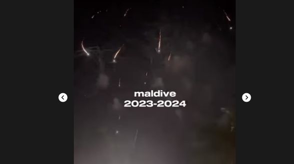 Francesco Totti e Noemi Bocchi, vacanze alle Maldive per festeggiare il 2024- immagine 2