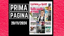 Prima pagina Corriere dello Sport: “Milan-Juventus con Yildiz centravanti”