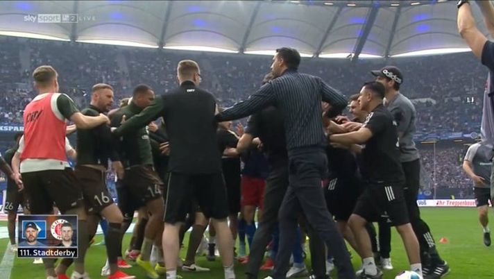 Amburgo e la rissa pre-derby: “Avete invaso la nostra metà campo”, “No, siete infantili” - immagine 1