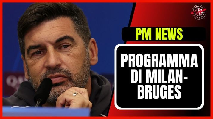 Champions League 2024-25 Milan-Bruges programma