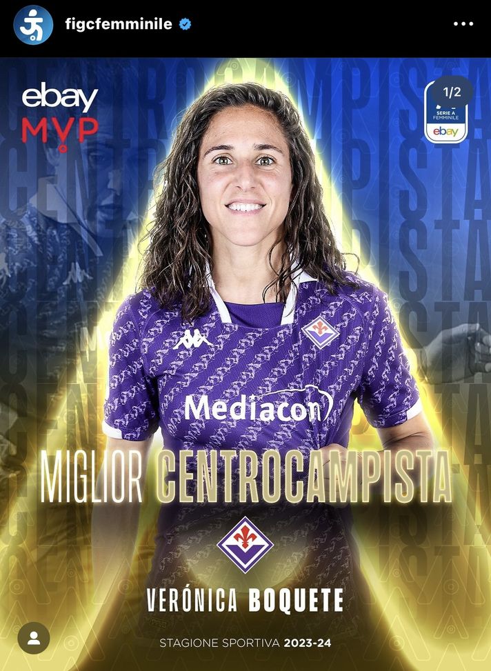 Fiorentina Femminile, Boquete premiata come miglior centrocampista della Serie A- immagine 2