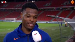 Dumfries: “Rinnovo con l’Inter? Spero di firmare presto, mancano dettagli. Con Darmian…”