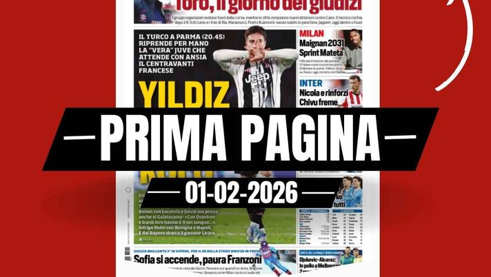 Prima pagina Tuttosport: Milan, Maignan 2031. Sprint Mateta Prima pagina Tuttosport: Milan, Maignan 2031. Sprint Mateta
