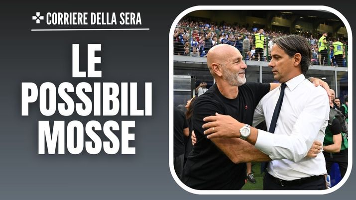 Pioli Inzaghi derby Inter-Milan Serie A 2023-2024