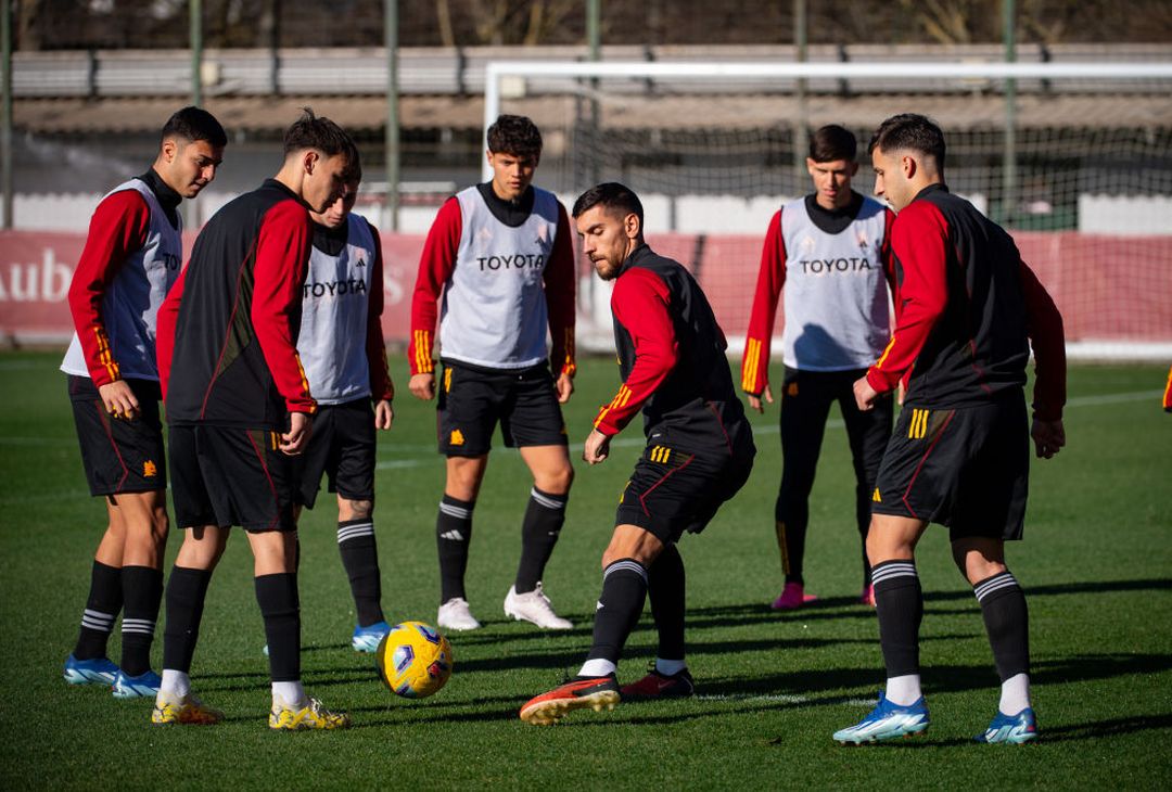 Roma, primo allenamento in vista del Bologna – FOTO GALLERY - immagine 18