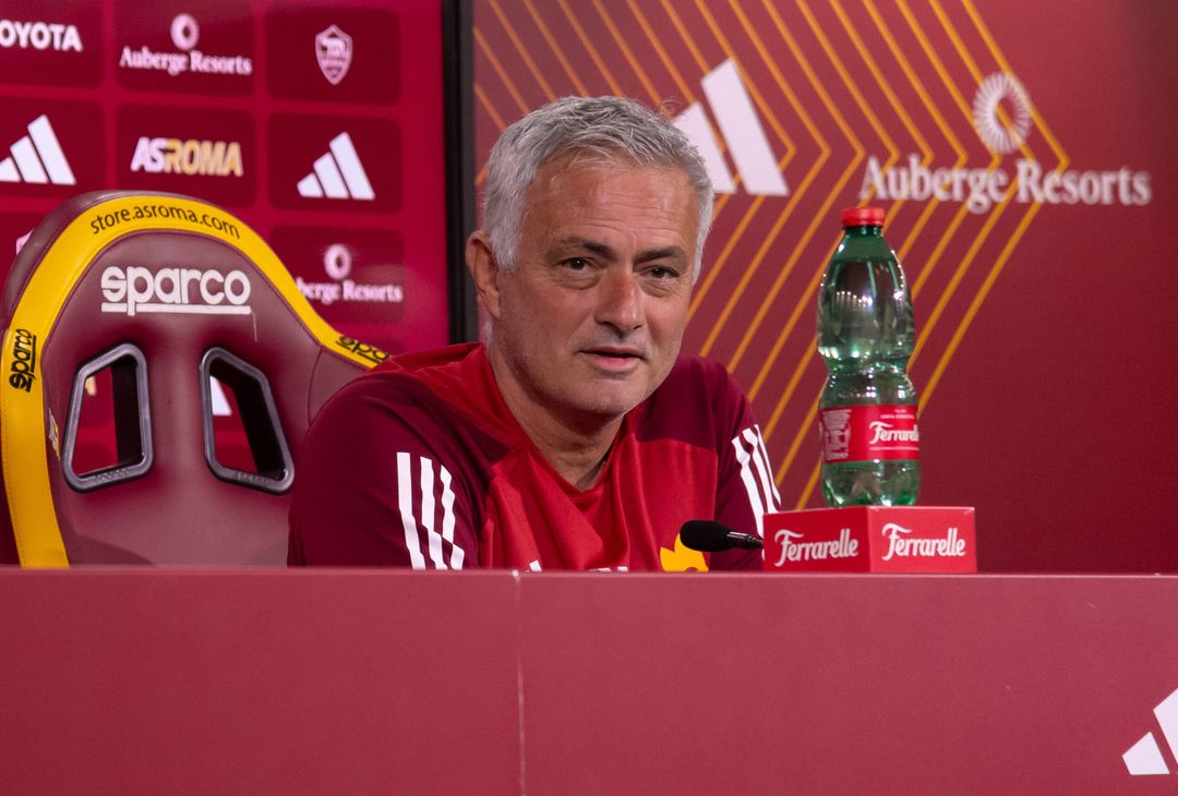 La conferenza stampa di Mourinho alla vigilia della Salernitana – FOTO GALLERY - immagine 4