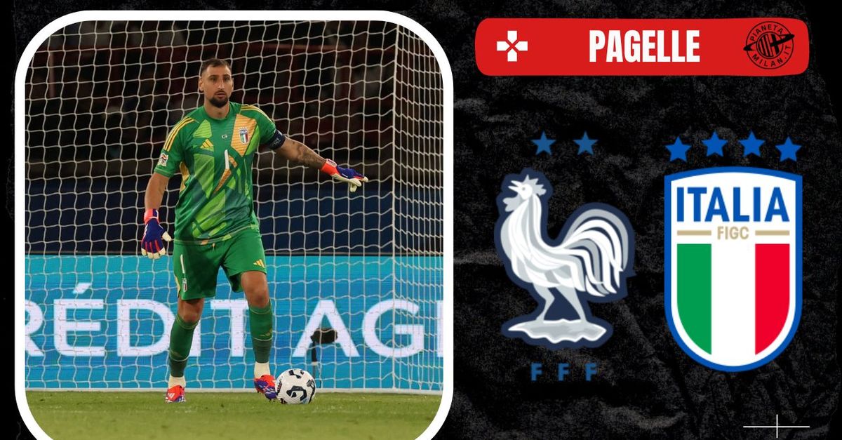 Pagelle – Francia Italia, Donnarumma è una sicurezza