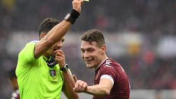 Serie A, la classifica dei cartellini: Toro sempre a metà classifica