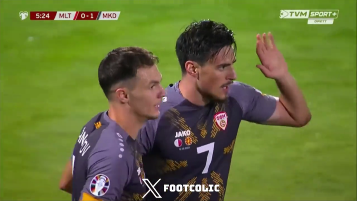VIDEO Malta-Macedonia del Nord 0-1, Elmas sblocca subito il match - immagine 1