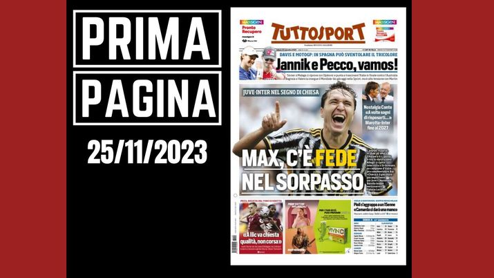Prima pagina Tuttosport: 'Max c'è fede nel sorpasso'