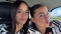 Juventus-Roma, sotto i riflettori anche due giovanissime influencer: “Di nuovo a casa”