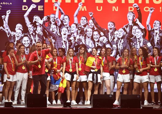 Spagna Campione del Mondo Femminile in carica, grazie al successo del 2023 (Foto di Denis Doyle/Getty Images) Italia-Spagna femminile: le combinazioni per qualificarsi ai quarti di finale- immagine 3