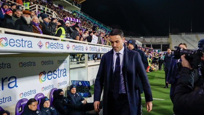 GERMOGLI PH: 4 GENNAIO 2025 FIRENZE STADIO ARTEMIO FRANCHI SERIE A FIORENTINA VS NAPOLI NELLA FOTO PALLADINO Palladino