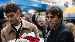 GALLERY Il Napoli omaggia Maradona: Conte, Di Lorenzo e ADL visitano i murales