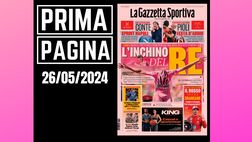 Prima pagina Gazzetta dello Sport: Milan, Pioli festa d’addio. Fonseca…
