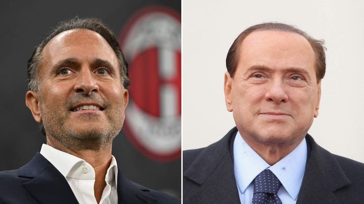 Gerry Cardinale e Silvio Berlusconi (AC Milan)
